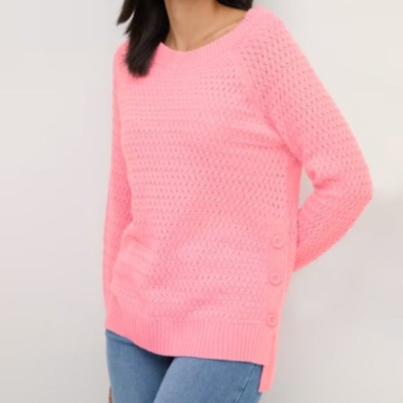 New York & Company Sweaters - New York & Company - Asymmetric Side-Button Tunic Sweater (NWT)